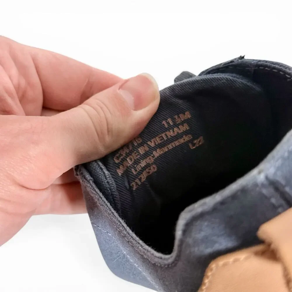 Cole Haan Men's 11.5 Indigo Blue GrandPro Pro Canvas Court Sneakers Shoes